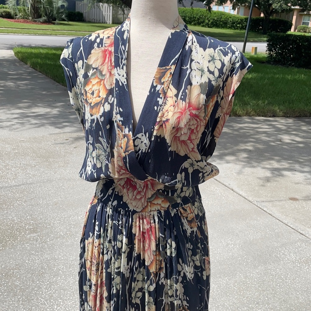 RAVN maxi dress with high side slit